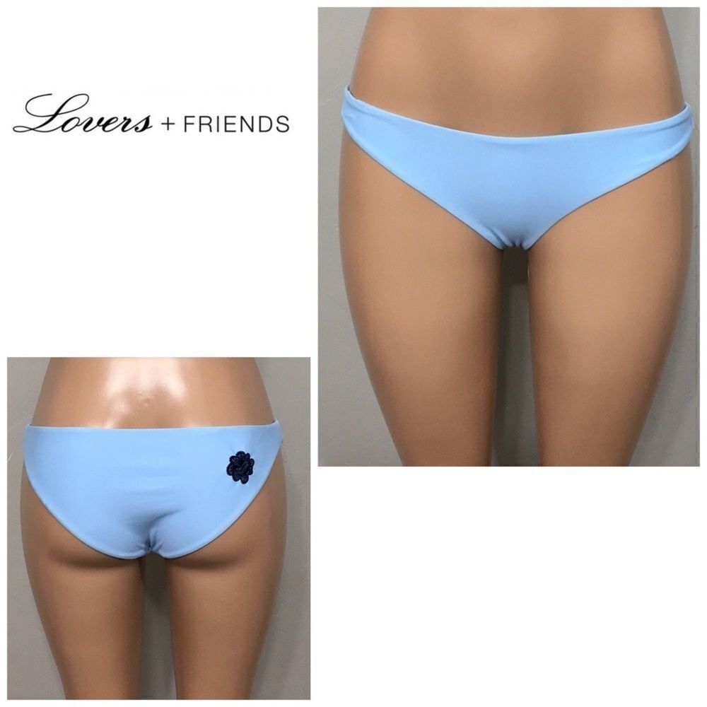 Lovers & Friends baby blue bikini bottoms. NWOT